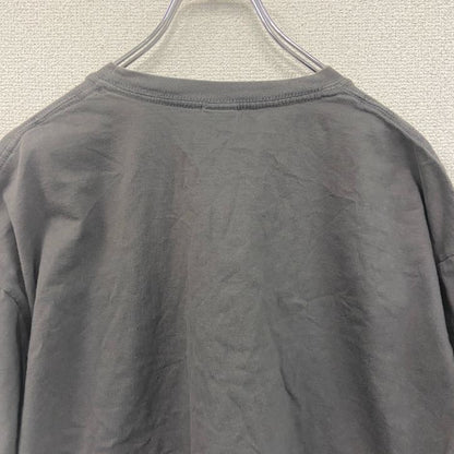 GILDAN　半袖プリントTシャツ　心臓　キツツキ　灰色　ダークグレー　XLサイズ　　