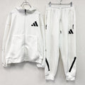adidas　アディダス　Z.N.E　ジャージセットアップ　トラックジャケット　トラックパンツ　白　ホワイト　Lサイズ