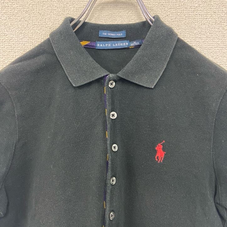 RALPH LAUREN　ラルフローレン　THE SKINNY POLO　半袖ポロシャツ　黒　ブラック　Mサイズ