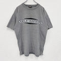 HARLEY DAVIDSON　ハーレーダビッドソン　半袖ボーダーTシャツ　グレー　Lサイズ