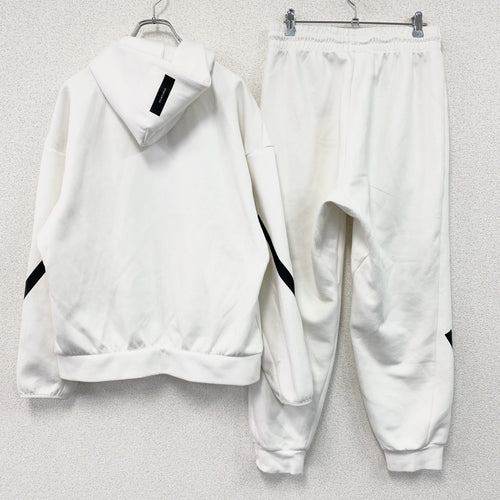 adidas　アディダス　Z.N.E　ジャージセットアップ　トラックジャケット　トラックパンツ　白　ホワイト　Lサイズ