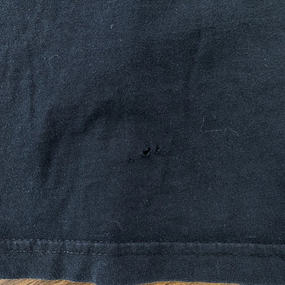CROPP Design Unit　半袖プリントTシャツ　メッセージT　スピーカーボーイ　紺　ネイビー　Lサイズ