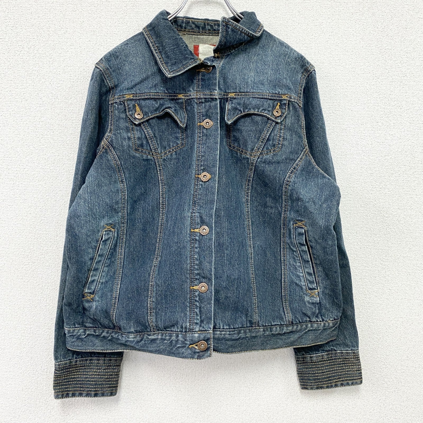 Dickies　ディッキーズ　デニムジャケット/Gジャン　インディゴ　XLサイズ