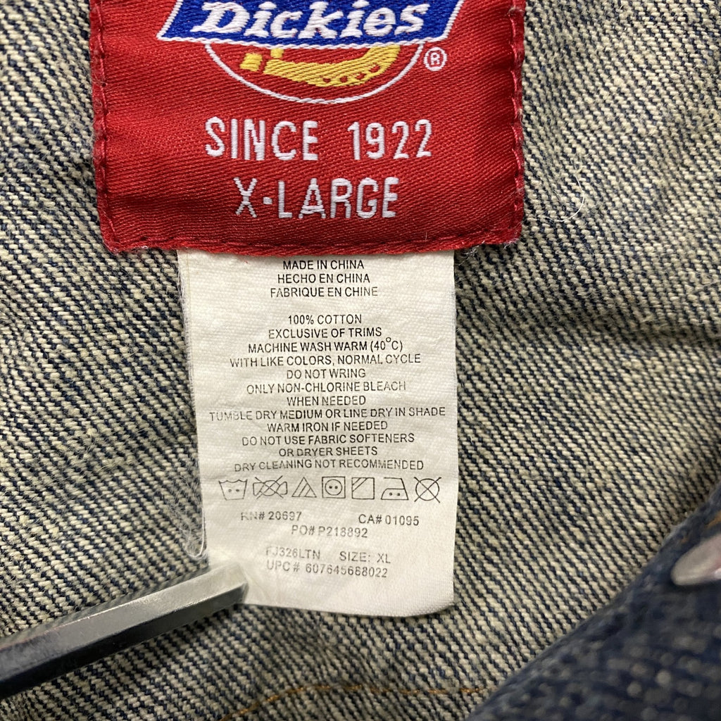 Dickies　ディッキーズ　デニムジャケット/Gジャン　インディゴ　XLサイズ