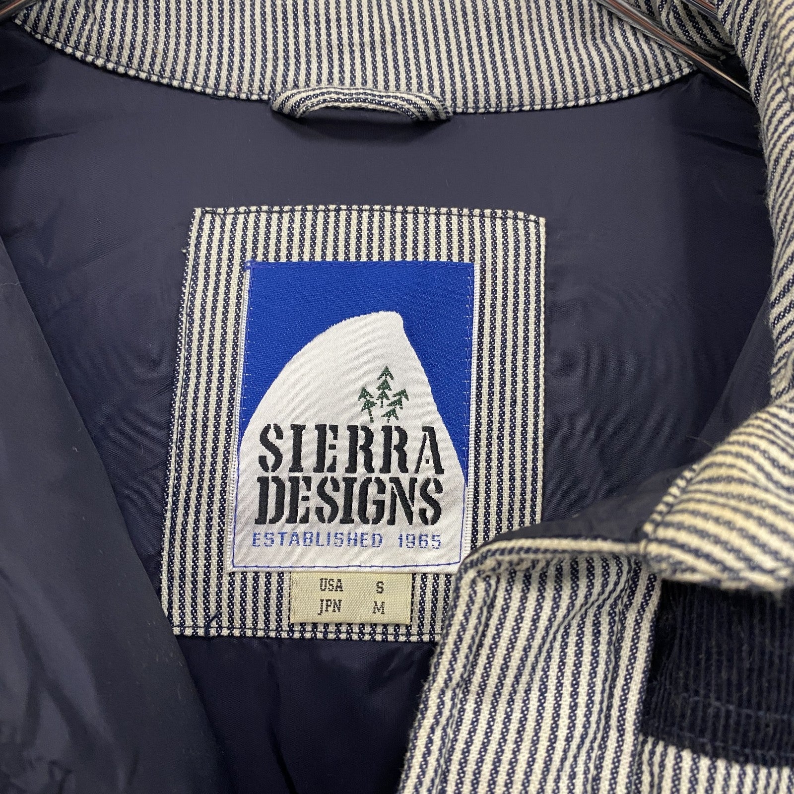 SIERRA DESIGNS　シエラデザインズ　ダウンジャケット　ダウンシャツ　ダウン80％　ネイビー　Mサイズ