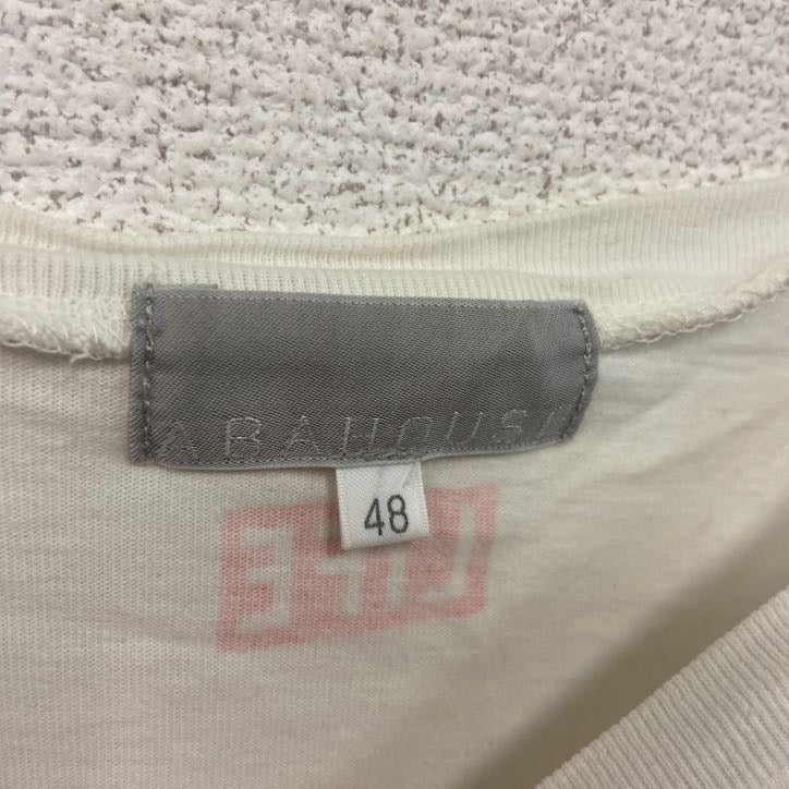 ABAHOUSE　アバハウス　半袖プリントTシャツ　エッフェル塔　トロカデロ広場　白　ホワイト　Mサイズ　　