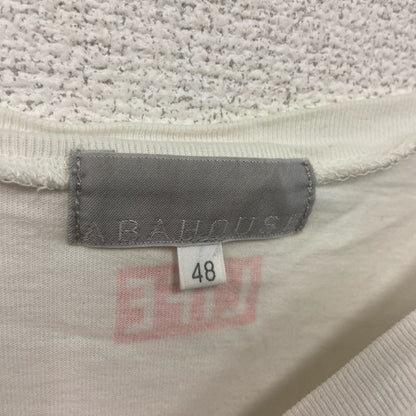 ABAHOUSE　アバハウス　半袖プリントTシャツ　エッフェル塔　トロカデロ広場　白　ホワイト　Mサイズ　　
