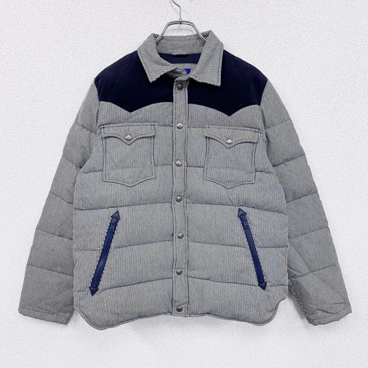 SIERRA DESIGNS　シエラデザインズ　ダウンジャケット　ダウンシャツ　ダウン80％　ネイビー　Mサイズ