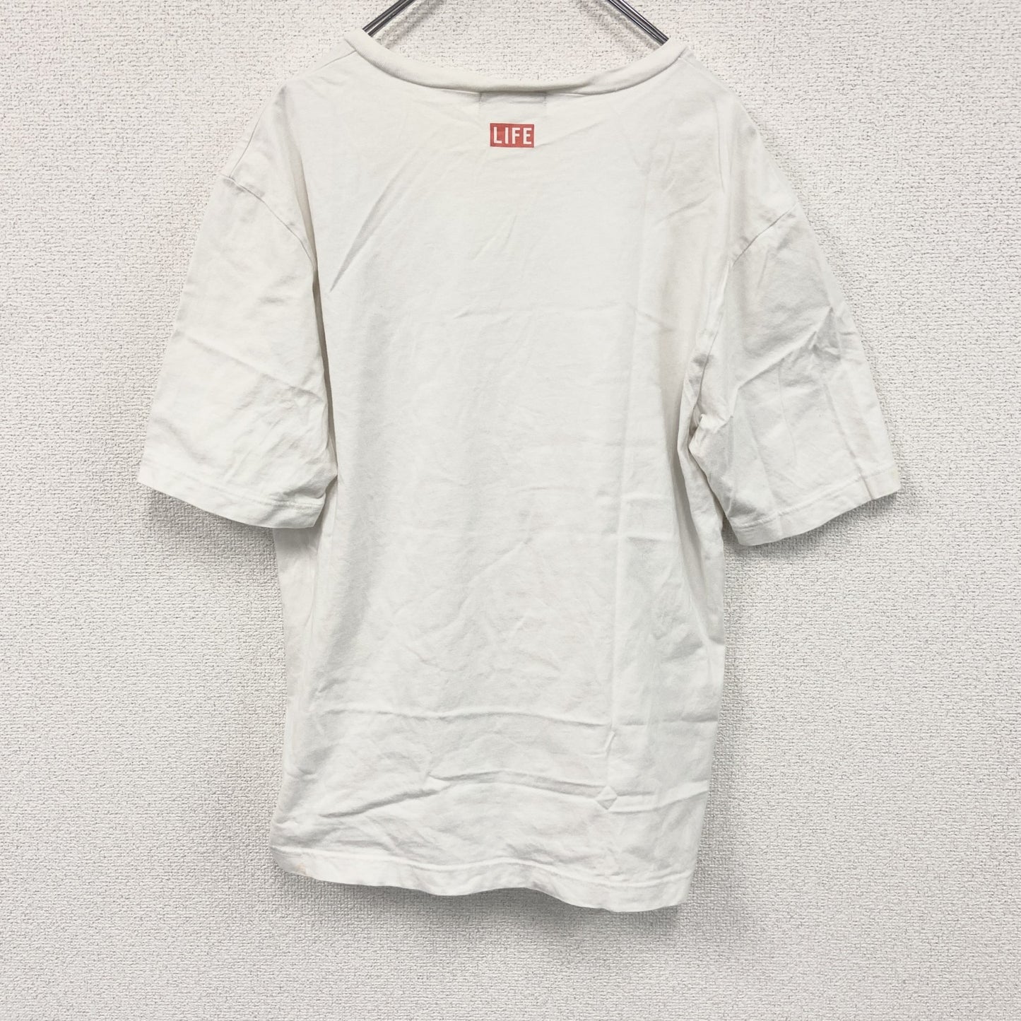 ABAHOUSE　アバハウス　半袖プリントTシャツ　エッフェル塔　トロカデロ広場　白　ホワイト　Mサイズ　　