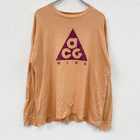 NIKE ACG　ナイキエーシージー　長袖Tシャツ/ロンT　オレンジ　Lサイズ