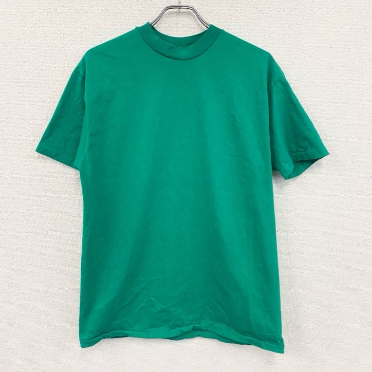 90s　Hanes　ヘインズ　半袖プリントTシャツ　ヴィンテージ　シングルステッチ　緑　グリーン　XLサイズ