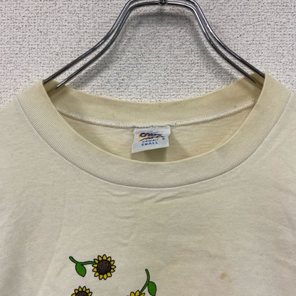 90s　crazy shirts　半袖プリントTシャツ　クリバンキャット　猫　白　ホワイト　Sサイズ　　