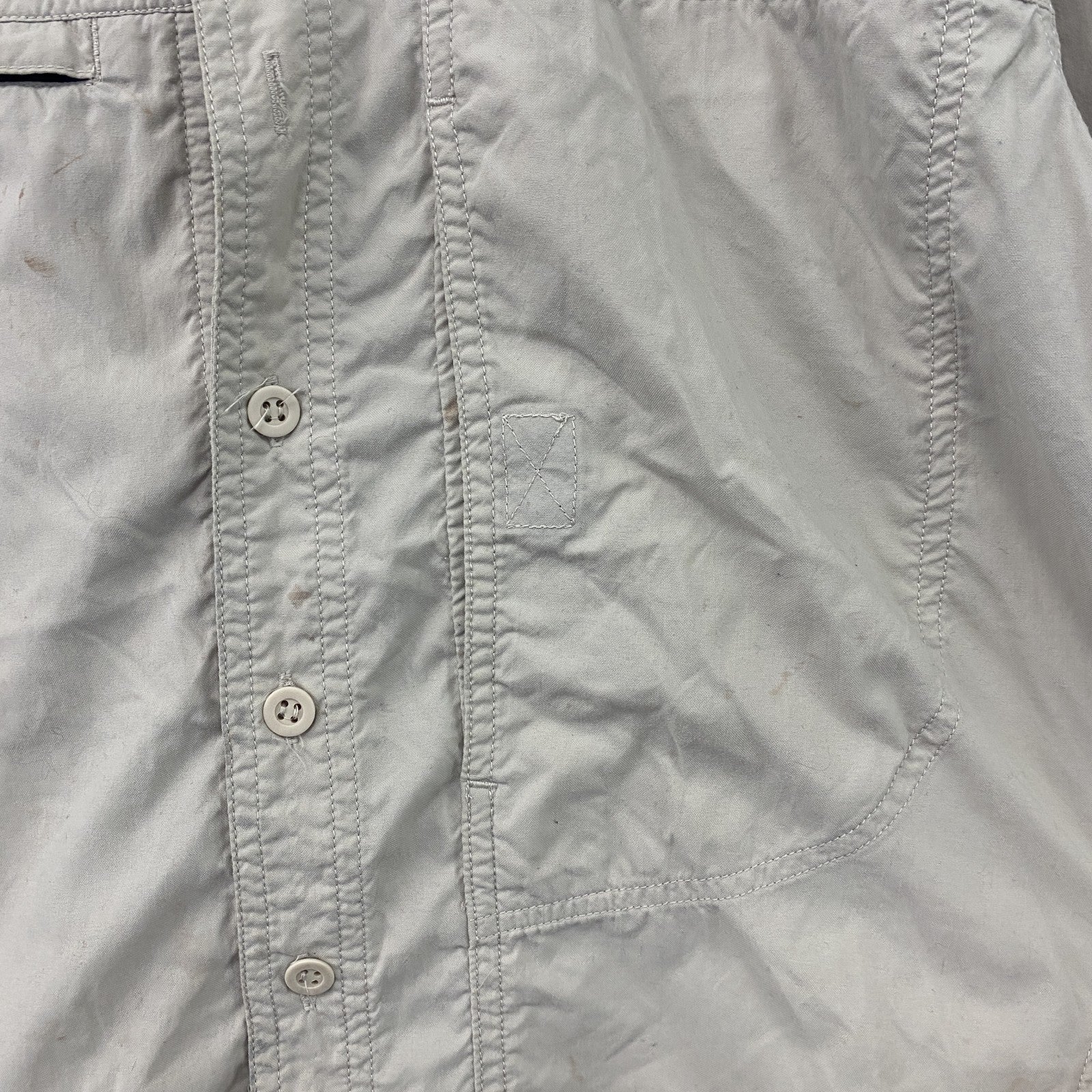 MOUNTAIN HARD WEAR　マウンテンハードウェア　長袖シャツ　マウンテン　灰色　グレー　Mサイズ