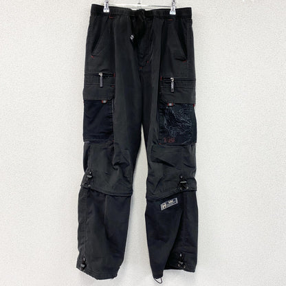 Kakei　カーゴパンツ　ハーフパンツ　2WAY　黒　ブラック　Mサイズ
