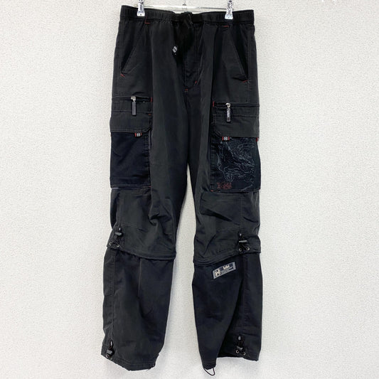 Kakei　カーゴパンツ　ハーフパンツ　2WAY　黒　ブラック　Mサイズ