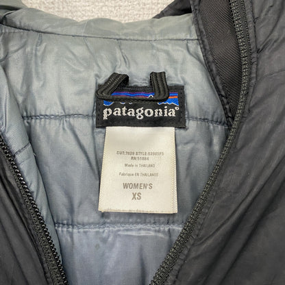 00s　Patagonia　パタゴニア　マイクロパフジャケット　ヴィンテージ　黒　ブラック　XSサイズ