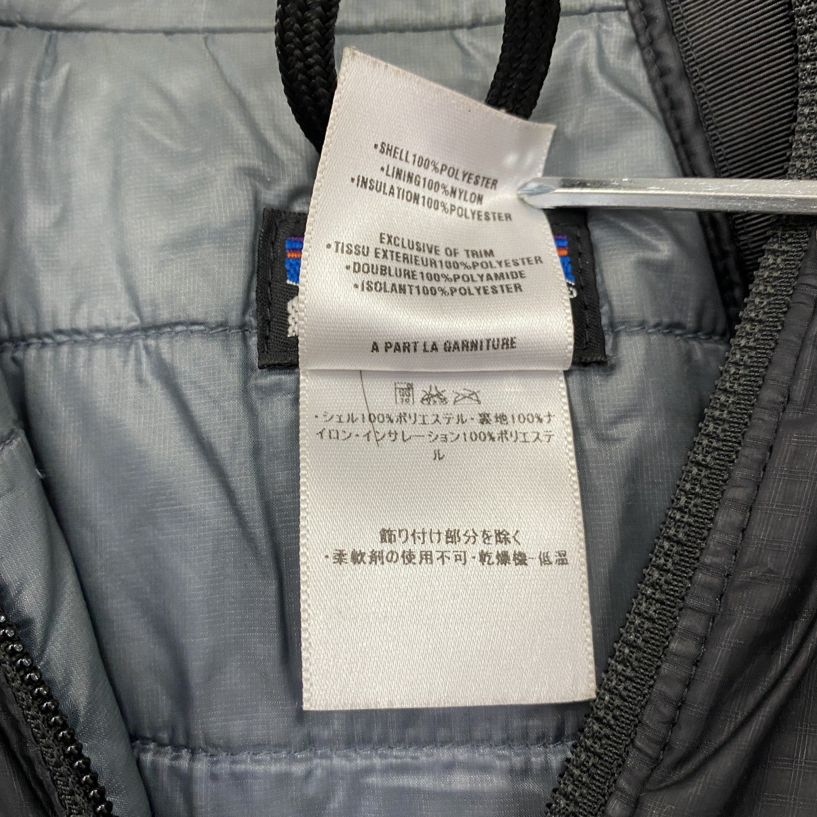 00s　Patagonia　パタゴニア　マイクロパフジャケット　ヴィンテージ　黒　ブラック　XSサイズ