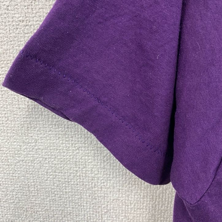 80s～　SCREEN STARS　半袖プリントTシャツ　ヴィンテージ　シングルステッチ　紫　パープル　Lサイズ