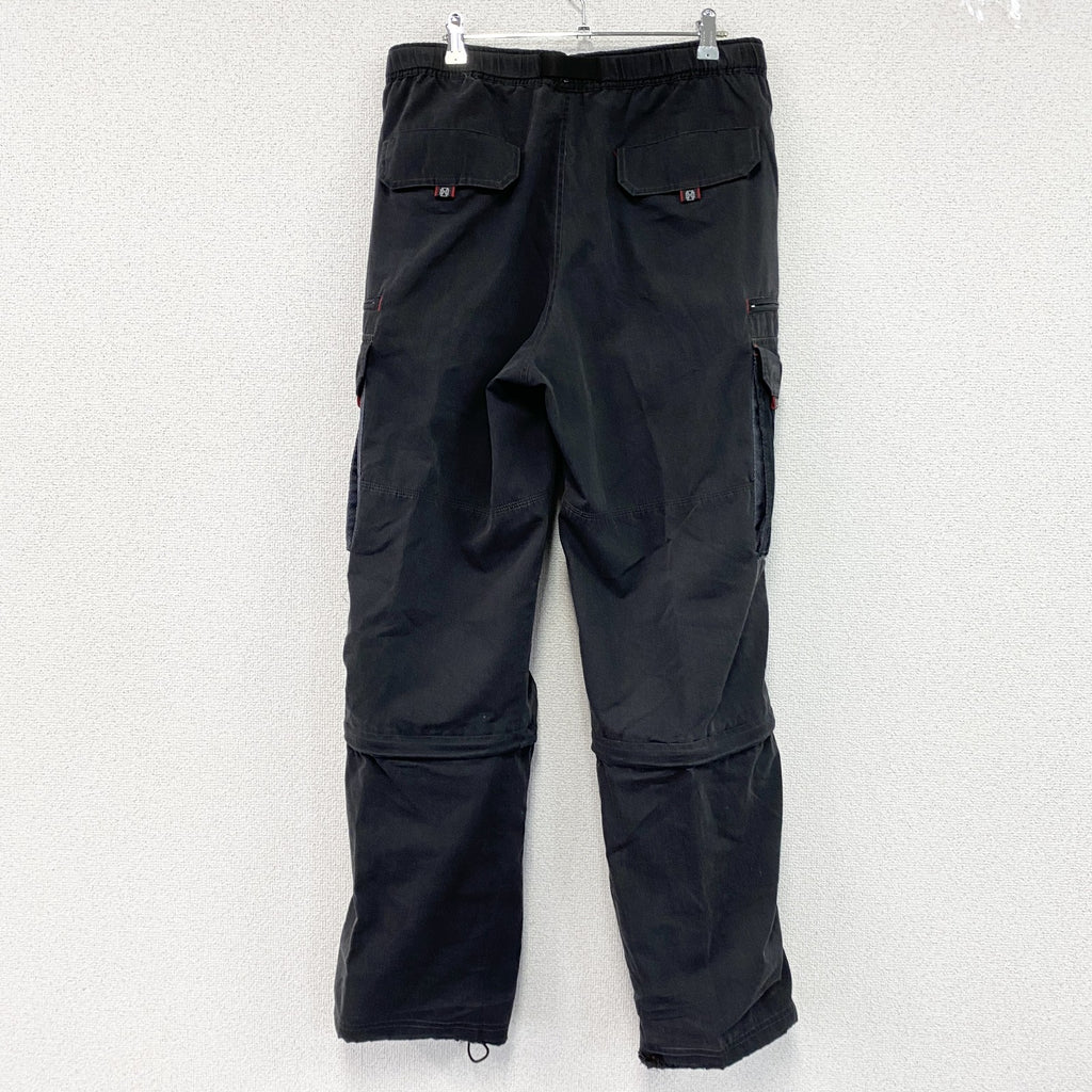 Kakei　カーゴパンツ　ハーフパンツ　2WAY　黒　ブラック　Mサイズ
