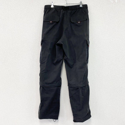 Kakei　カーゴパンツ　ハーフパンツ　2WAY　黒　ブラック　Mサイズ