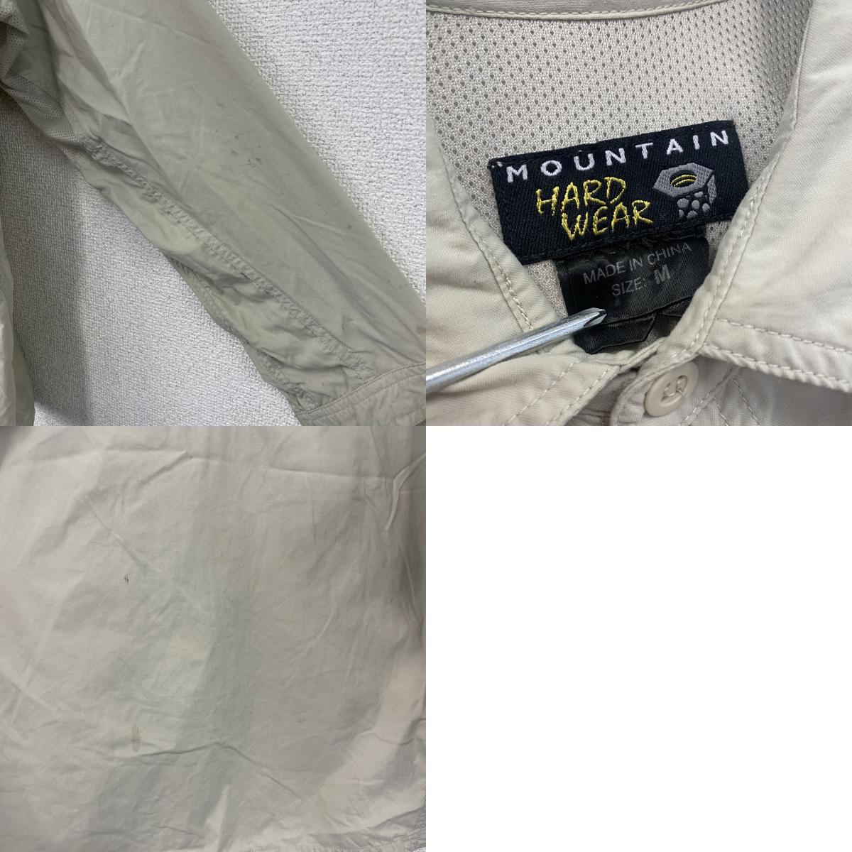 MOUNTAIN HARD WEAR　マウンテンハードウェア　長袖シャツ　マウンテン　灰色　グレー　Mサイズ
