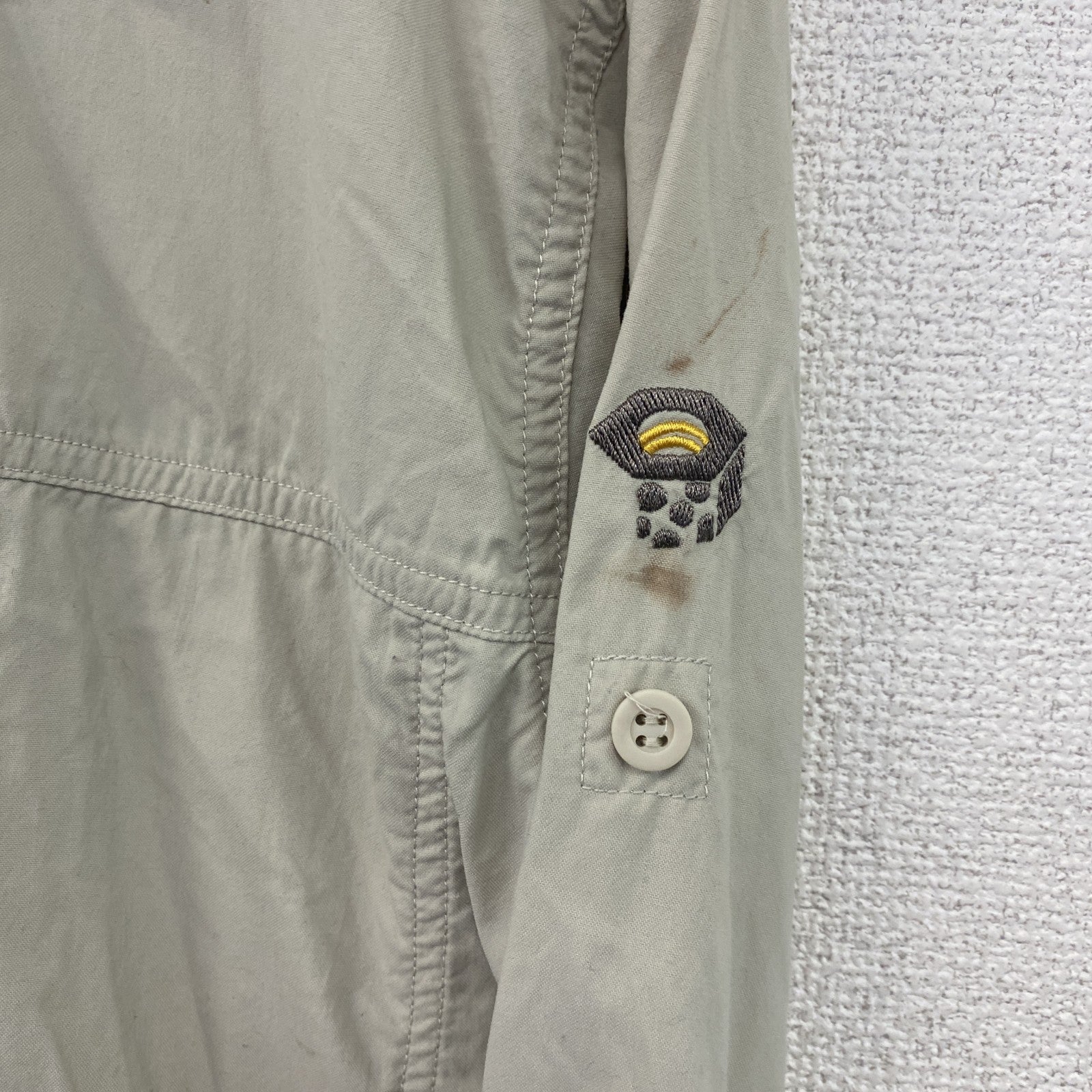 MOUNTAIN HARD WEAR　マウンテンハードウェア　長袖シャツ　マウンテン　灰色　グレー　Mサイズ