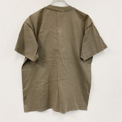00s　GILDAN　ギルダン　半袖プリントTシャツ　ヴィンテージ　茶色　ブラウン　Lサイズ