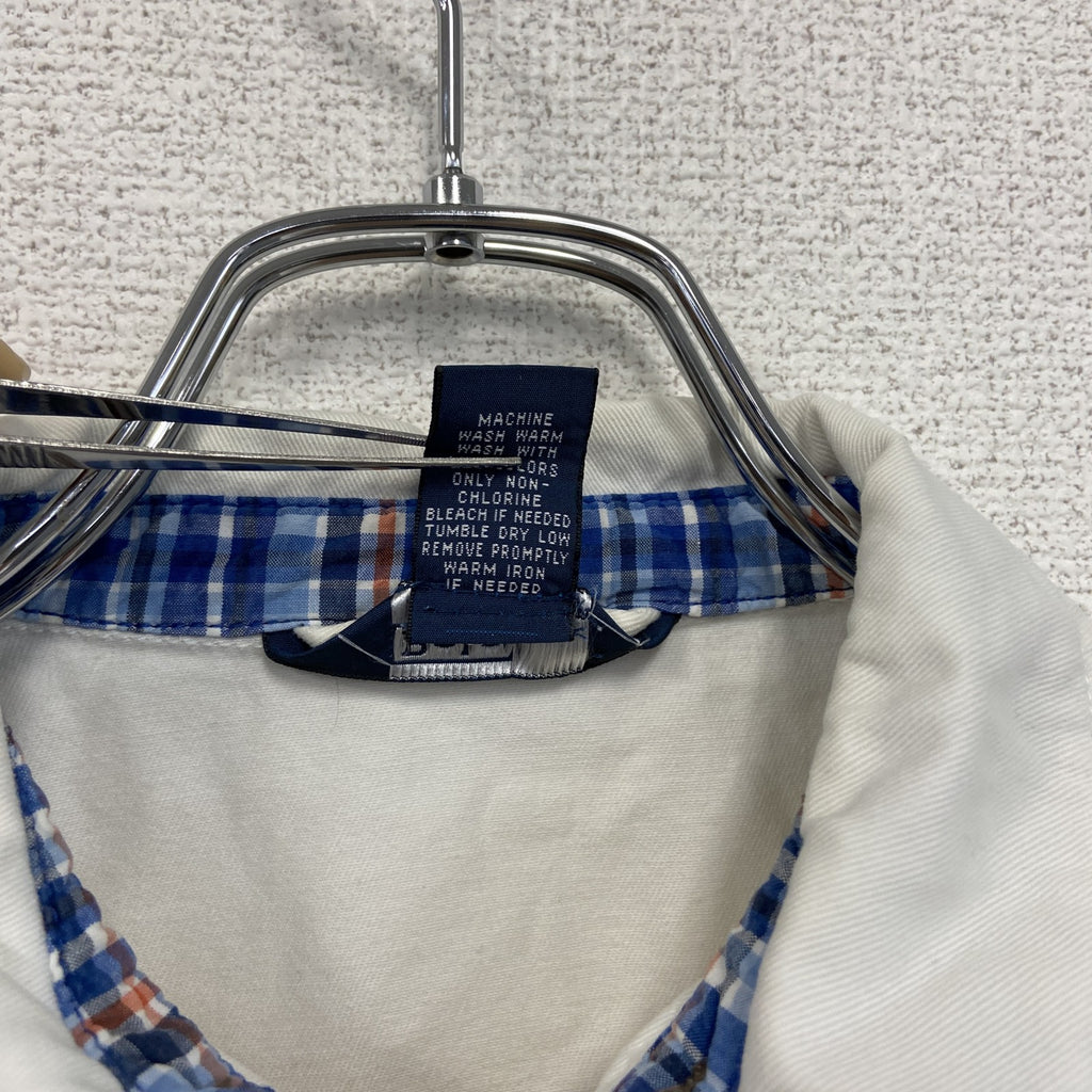 古着 used　Polo by Ralph Lauren　ポロバイラルフローレン　フルジップブルゾン　白　ホワイト　Lサイズ