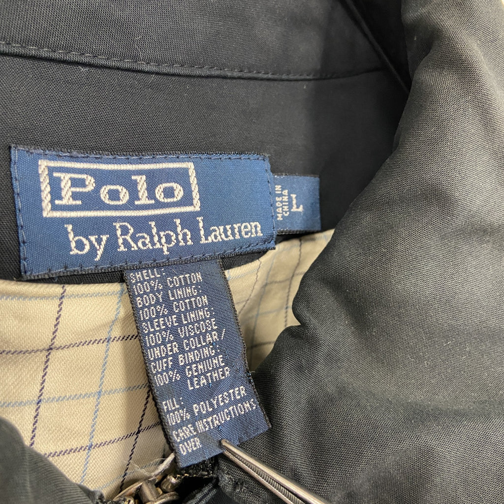 90s　Polo by Ralph Lauren　ポロラルフローレン　フィールドジャケット　黒　ブラック　Lサイズ