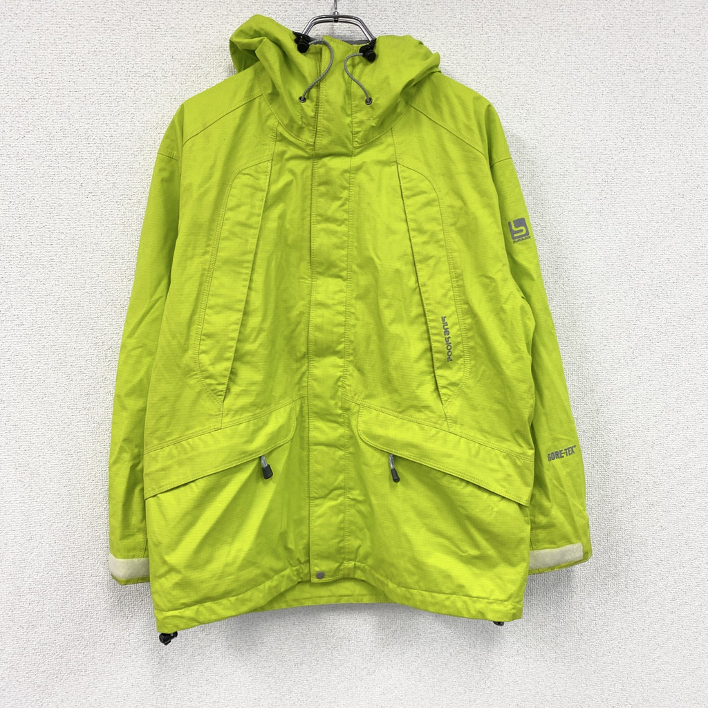 ～00s　blue Blood　GORE-TEX　マウンテンパーカー　ボードウェア　ライムイエロー　Sサイズ