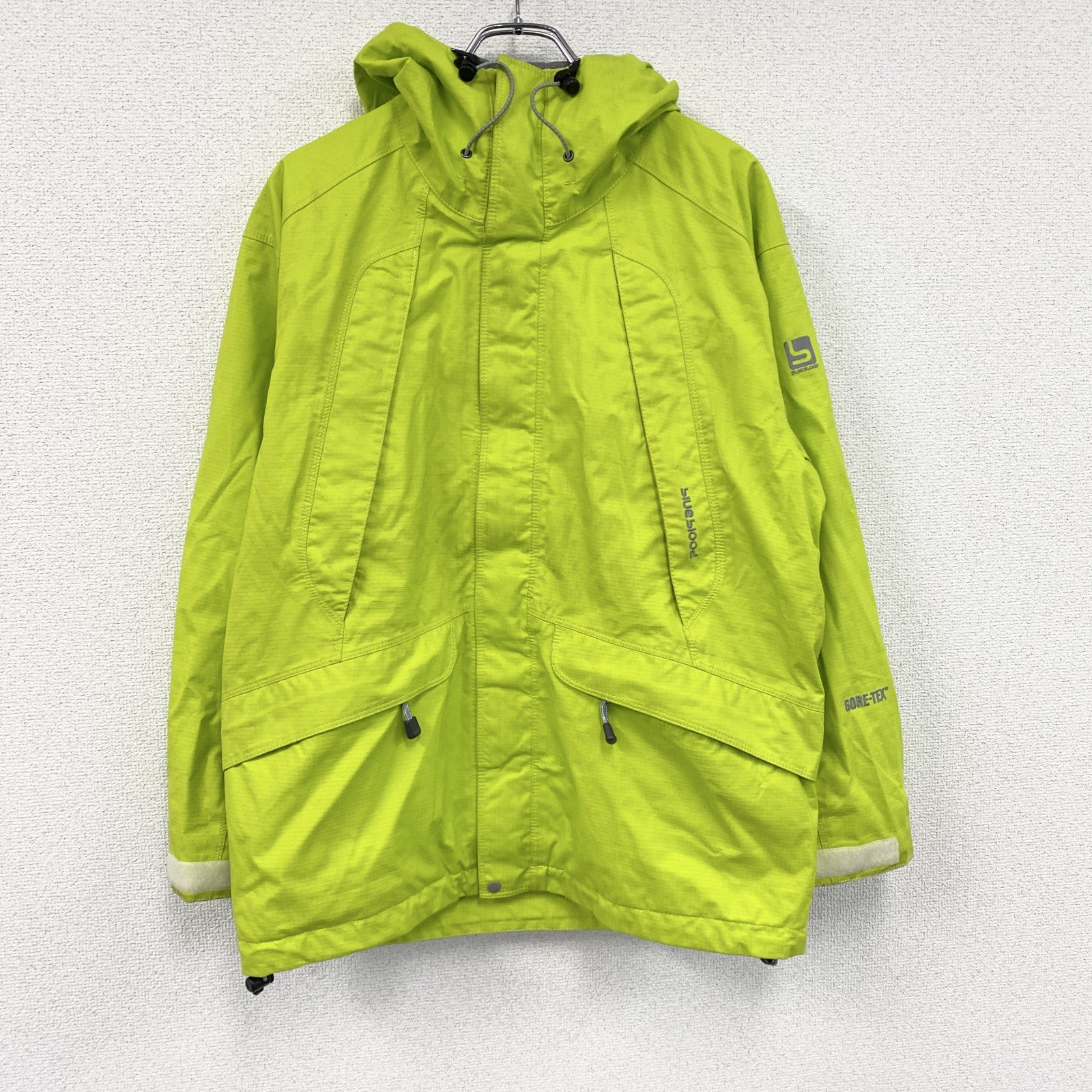 ～00s　blue Blood　GORE-TEX　マウンテンパーカー　ボードウェア　ライムイエロー　Sサイズ