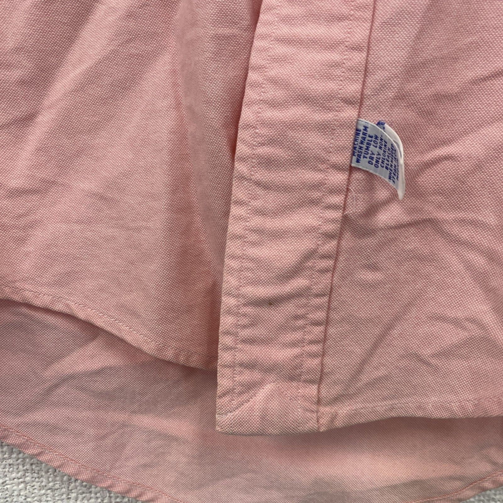 Ralph Lauren　ラルフローレン　長袖ボタンダウンシャツ　刺繡ロゴ　ピンク　141/2-32サイズ