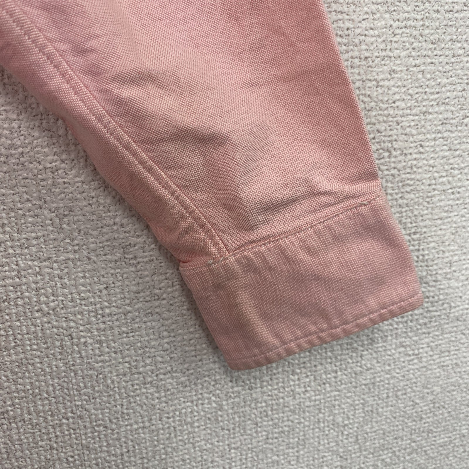 Ralph Lauren　ラルフローレン　長袖ボタンダウンシャツ　刺繡ロゴ　ピンク　141/2-32サイズ