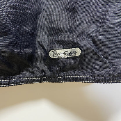 古着 used　Boardroom　ナイロンジップアップベスト　ワンポイント刺繍　NHL　バッファローセイバース　黒　XXLサイズ
