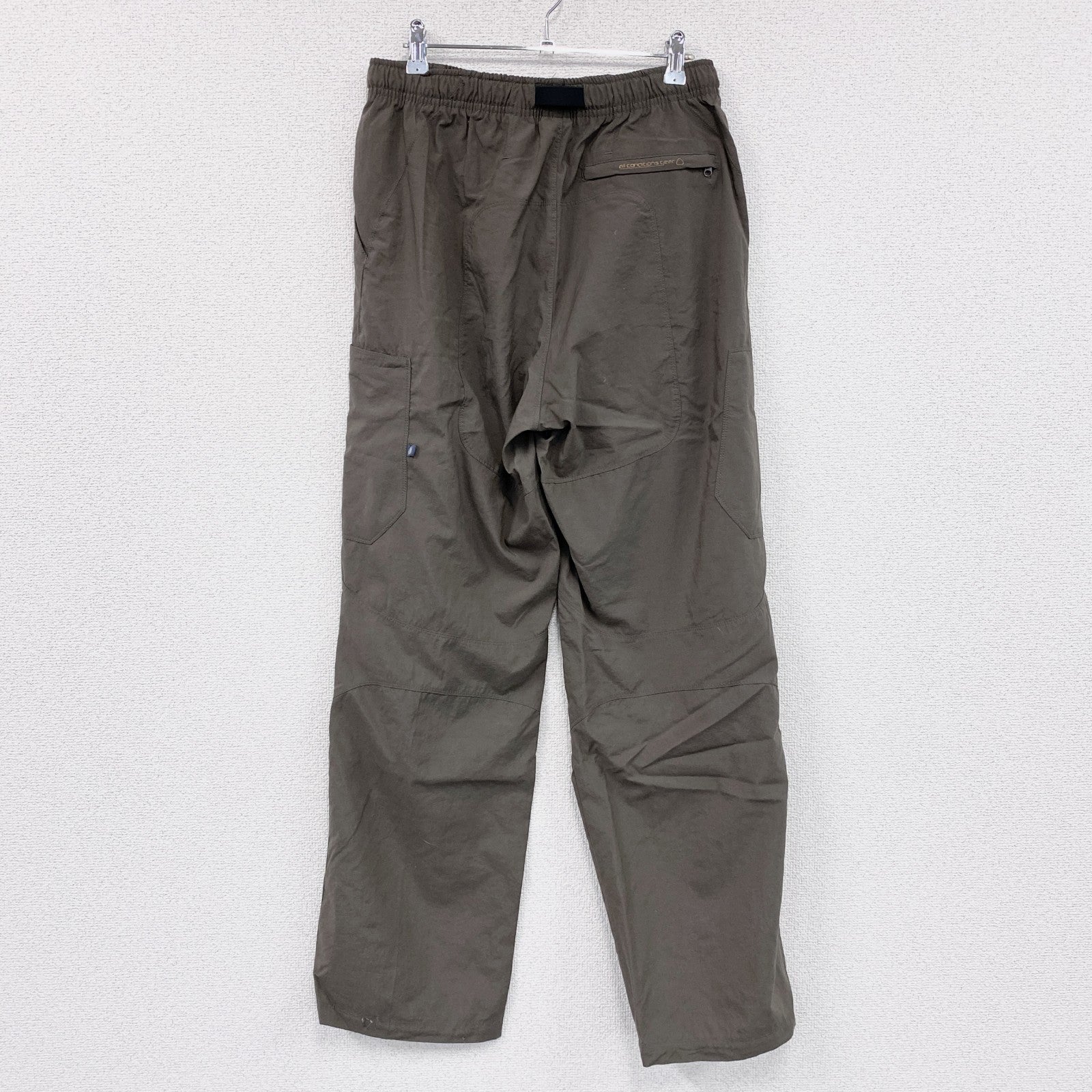 00s　NIKE ACG　ナイキエーシージー　クライミングパンツ　ヴィンテージ　茶色　ブラウン　Lサイズ