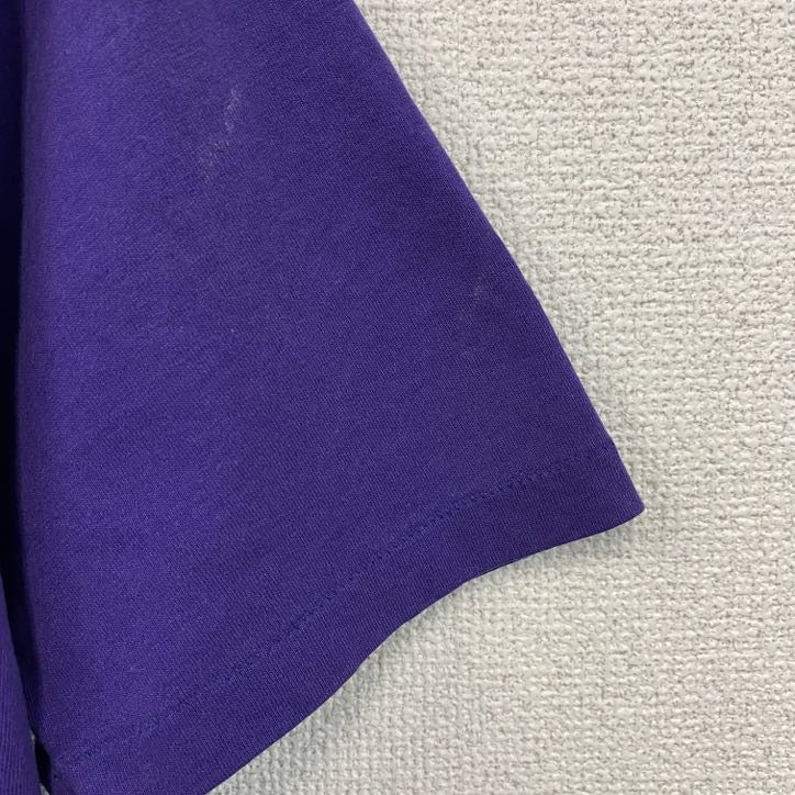 ～90s　JERZEES　ジャージーズ　半袖プリントTシャツ　ヴィンテージ　バスケ　紫　パープル　Lサイズ