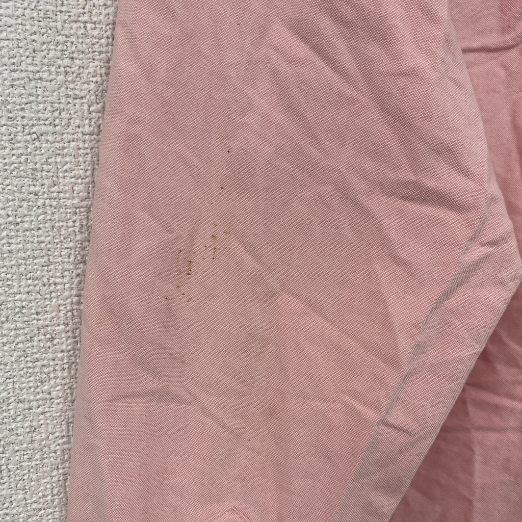 Ralph Lauren　ラルフローレン　長袖ボタンダウンシャツ　刺繡ロゴ　ピンク　141/2-32サイズ