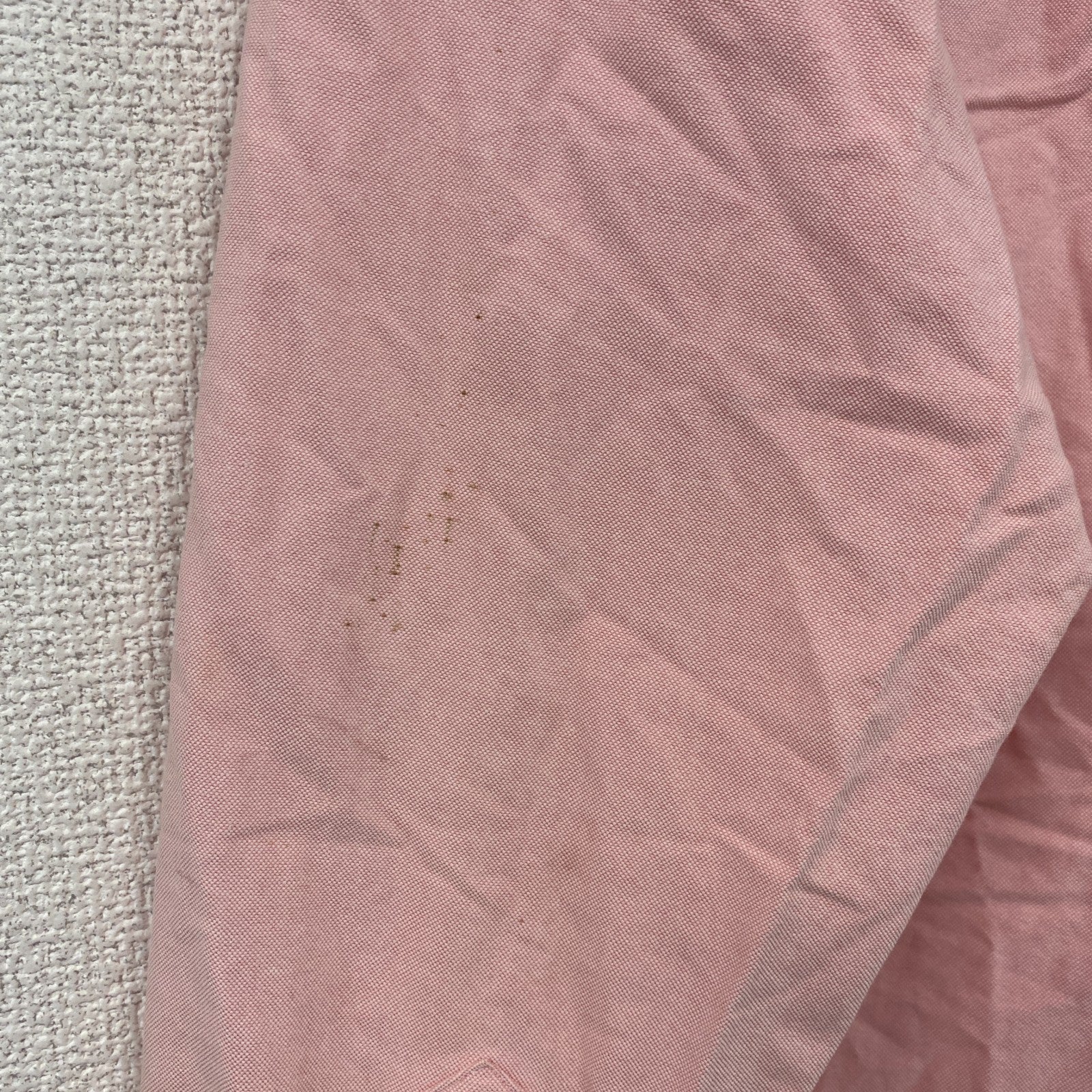Ralph Lauren　ラルフローレン　長袖ボタンダウンシャツ　刺繡ロゴ　ピンク　141/2-32サイズ