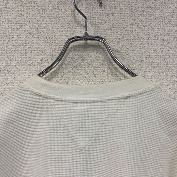 TOMMY JEANS　トミージーンズ　半袖ワッフル地Tシャツ　ポケT　白　ホワイト　Sサイズ　　