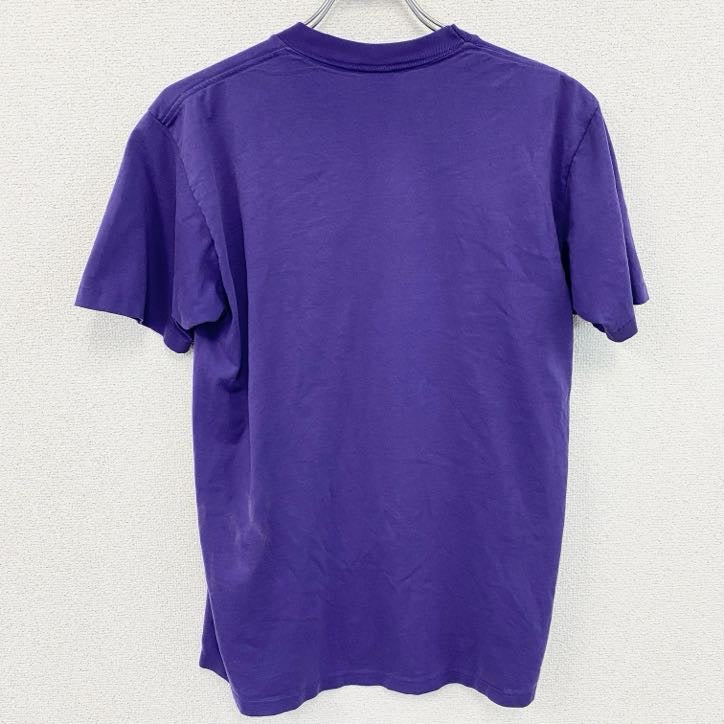 ～90s　JERZEES　ジャージーズ　半袖プリントTシャツ　ヴィンテージ　バスケ　紫　パープル　Lサイズ