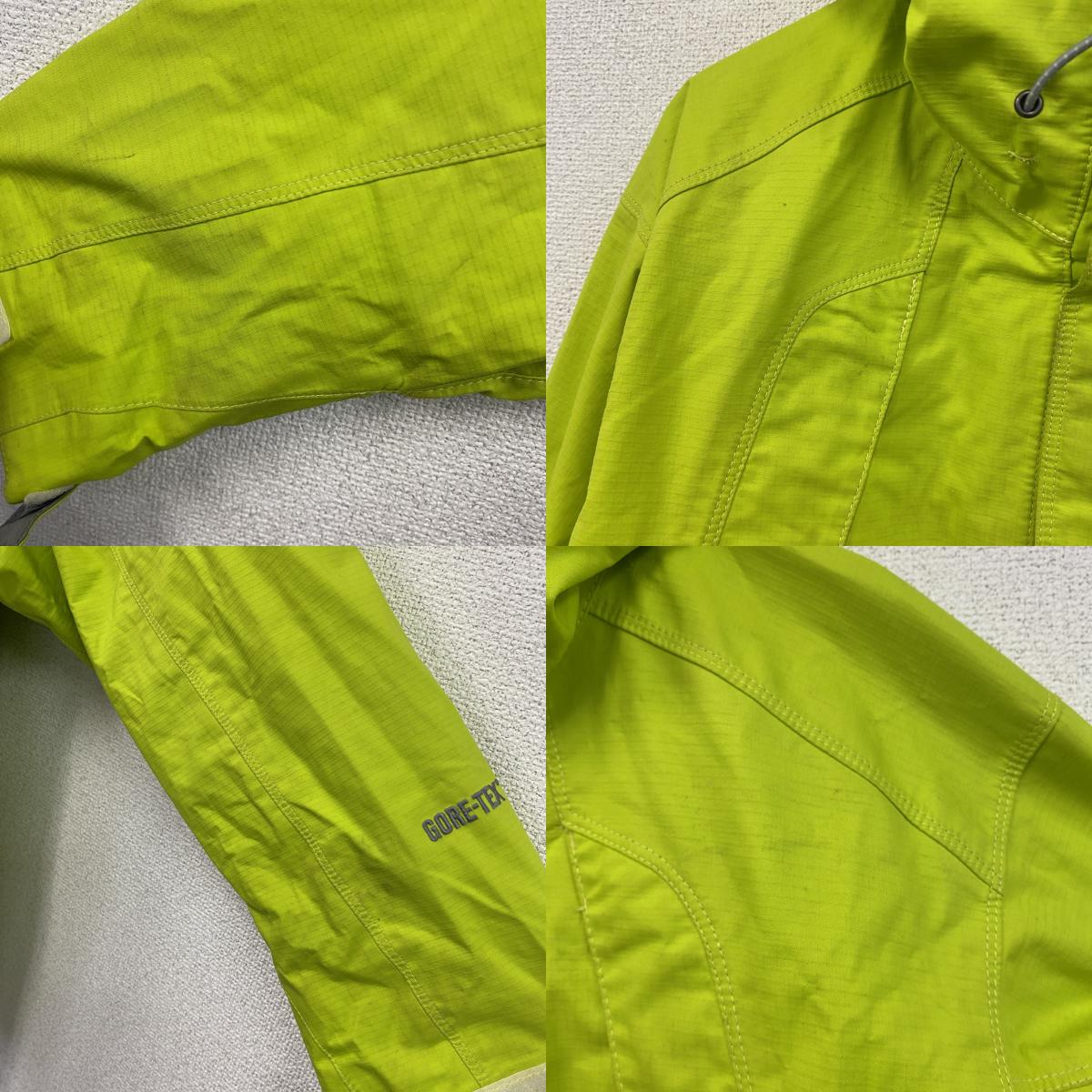 ～00s　blue Blood　GORE-TEX　マウンテンパーカー　ボードウェア　ライムイエロー　Sサイズ