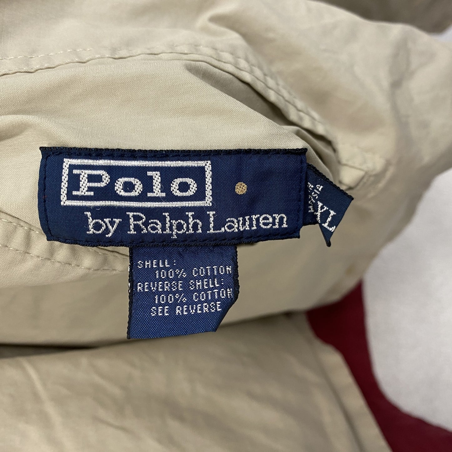 Polo Ralph Lauren　ラルフローレン　フルジップリバーシブルパーカー　ピンク　ベージュ