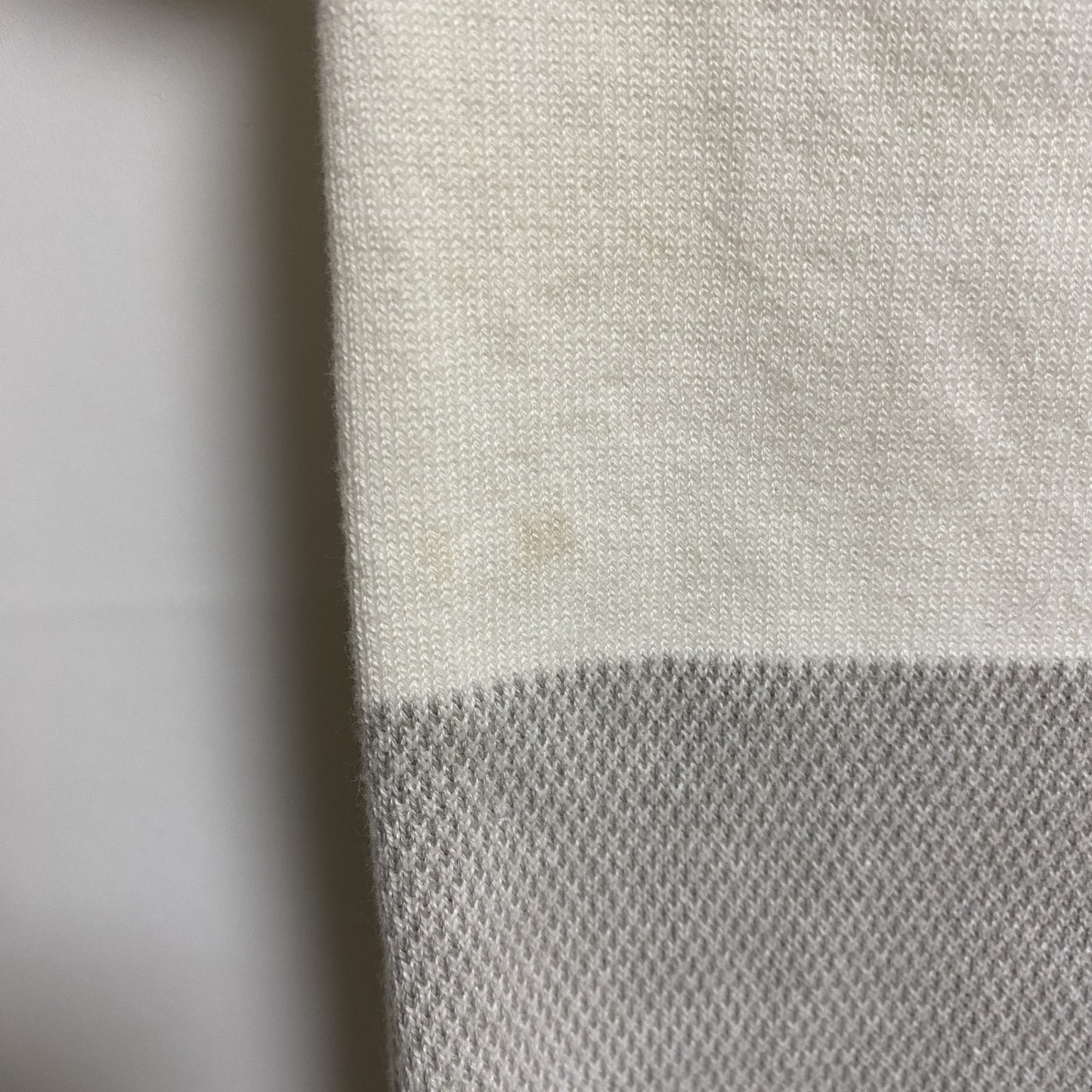 古着 used　adidas　アディダス　長袖ハーフジップ薄手ニット　セーター　ワンポイント刺　バスケットボール　白　Lサイズ