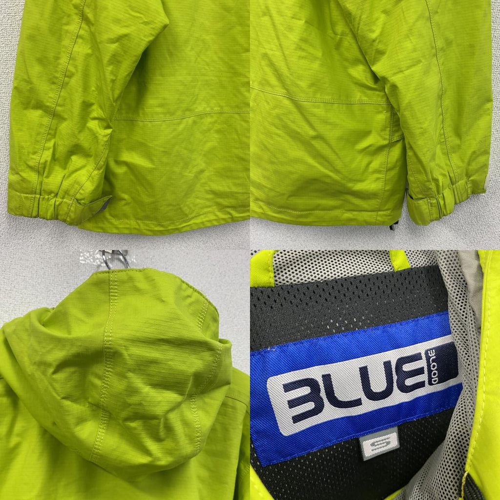 ～00s　blue Blood　GORE-TEX　マウンテンパーカー　ボードウェア　ライムイエロー　Sサイズ