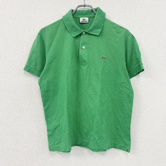 LACOSTE　ラコステ　半袖ポロシャツ　緑　グリーン　4サイズ