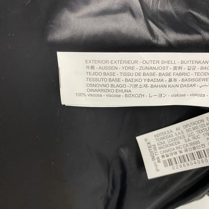 ZARA　ザラ　フェイクレザーベスト　中綿入り　黒　ブラック　XSサイズ