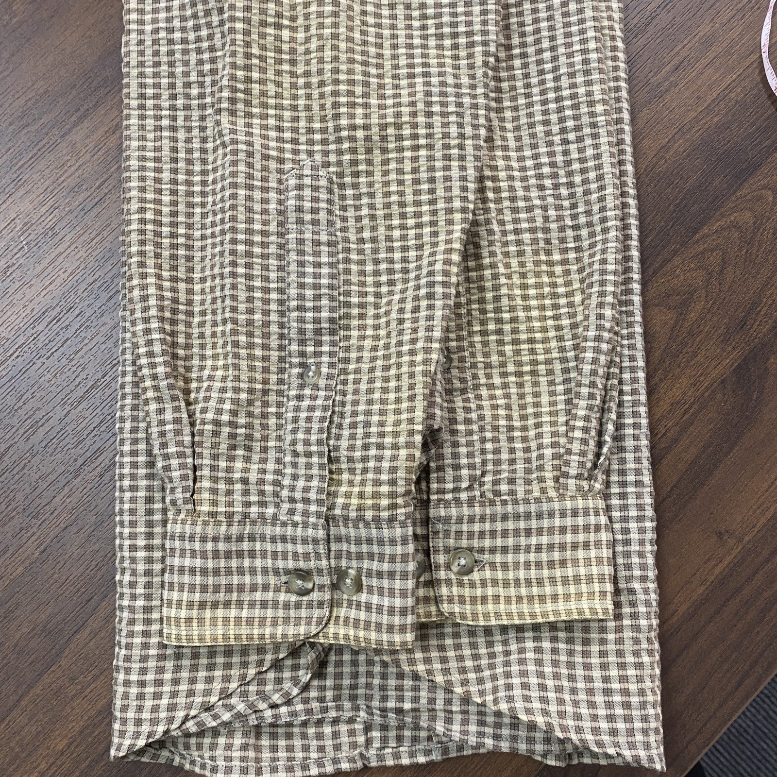Columbia　コロンビア　長袖シャツ　チェック柄　茶色　ブラウン　Lサイズ