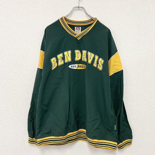 BEN DAVIS　ベンデイビス　ナイロンプルオーバージャケット　緑　グリーン　XLサイズ　