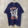 古着 used　90s　MIRO　MLB　マークマグワイア　カージナルス　1998　半袖プリントTシャツ　ネイビー　野球　Lサイズ