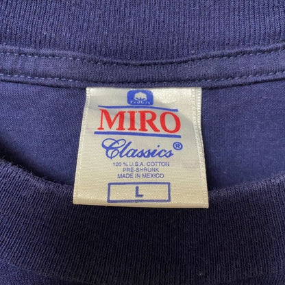 古着 used　90s　MIRO　MLB　マークマグワイア　カージナルス　1998　半袖プリントTシャツ　ネイビー　野球　Lサイズ